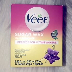 New VEET Sugar Wax, Hair Remover Waxing Kit
